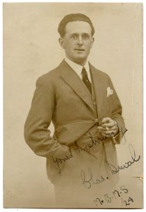 Real Photo Postcard of Charles Duval, Signed