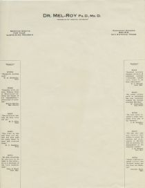 Dr. Mel-Roy Letterhead