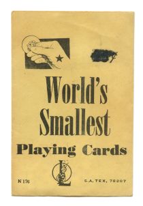 World's Smallest Playing Cards