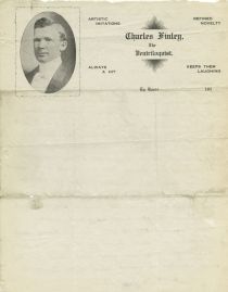 Charles Finley Letterhead