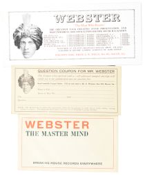 Webster Ephemera