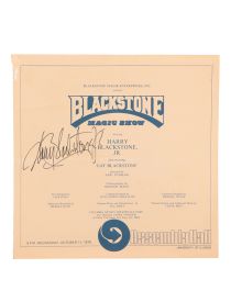 Blackstone Magic Show Program (Signed)