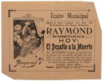 The Great Raymond, Hoy: El Desafio a la Muerte Flyer
