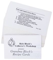 Grandma Bloch's Recipe Cards