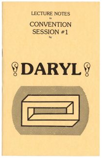 Lecture Notes to Convention Session #1
