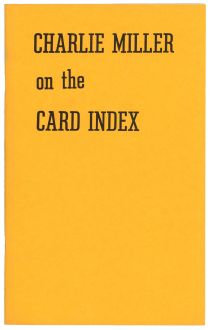 Charlie Miller on the Card Index