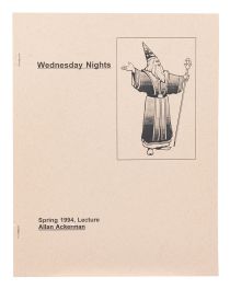 Wednesday Nights: Spring 1994, Lecture