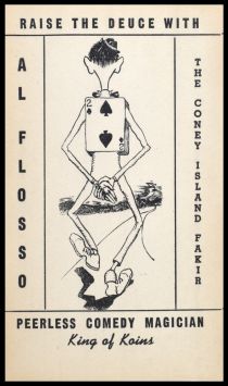 Al Flosso "King of Koins" Postcard