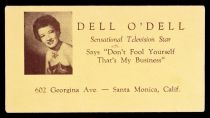 Dell O'Dell Puzzle Piece Business Card