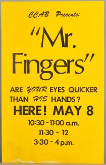 Mr. Fingers Window Card