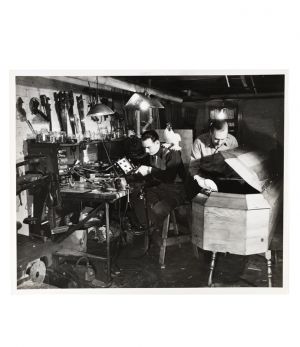 Jack Gwynne in His Workshop