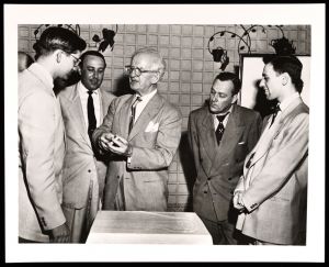 Harry Blackstone Performs a Card Trick Photograph