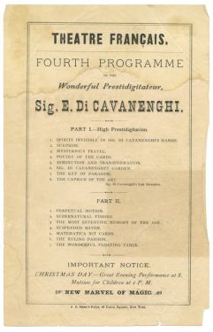 Sig. E. Di Cavanenghi Program