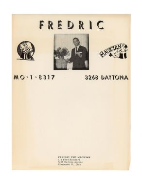 Fredric the Magician Letterhead