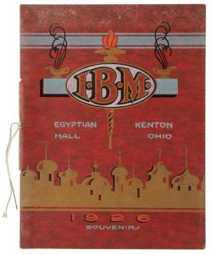 First Annual I. B. M. Convention Souvenir Program