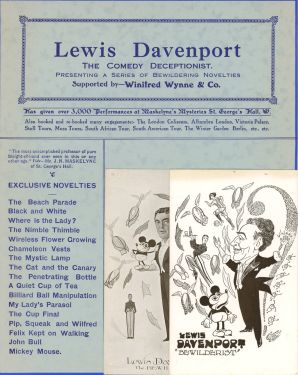 Lewis Davenport Letterhead and Postcards