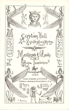 The Magic Circle, the Maskelyne Centenary Banquet Program