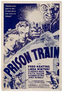 Prison Train Movie Pressbook