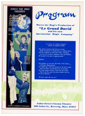 Le Grand David Signed Program
