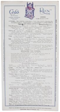 Harry Houdini Cocktail at Café Rex