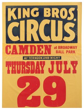 Ringling Bros. Circus Camden Poster