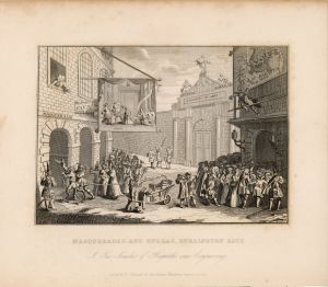 Masquerades and Operas, Burlington Gate Engraving