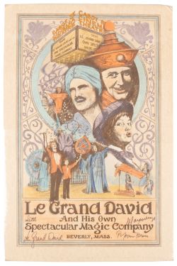 Le Grand David and His Own Spectacular Magic Company, Signed