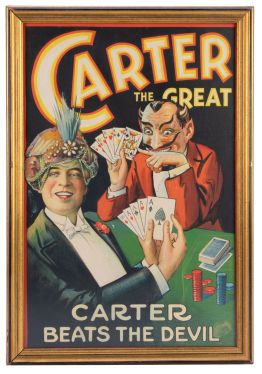 Carter Beats the Devil Window Card in Frame