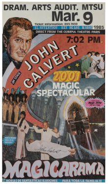 John Calvert Magicarama Spanish Poster (Signed)
