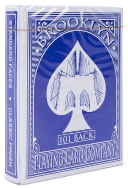 Brooklyn Playing Card Company 101 Back Deck (Blue)
