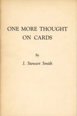 One More Thought on Cards