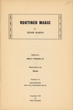 Routined Magic