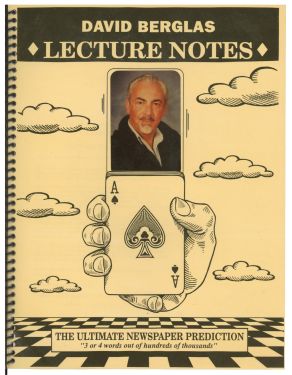 David Berglas Lecture Notes: The Ultimate Newspaper Prediction