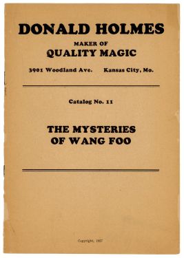 Donald Holmes Catalog No. 11