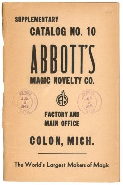 Abbott's Catalog No. 10