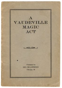 A Vaudeville Magic Act