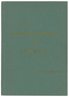 Dai Vernon's More Inner Secrets of Card Magic