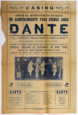 Dante Playbill in Spanish