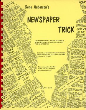 Gene Anderson's Newspaper Trick