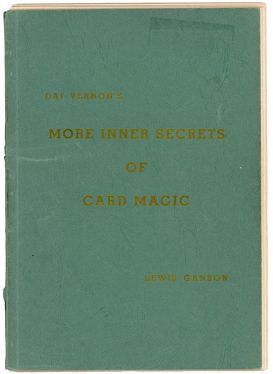 Dai Vernon's More Inner Secrets of Card Magic