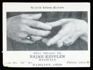 Rajah Keppler Business Card