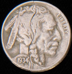 Folding Buffalo Nickel 